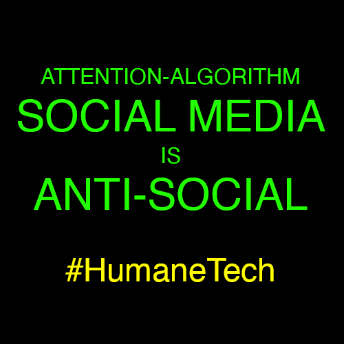 Attention-Algorithm Social Media is Anti-Social