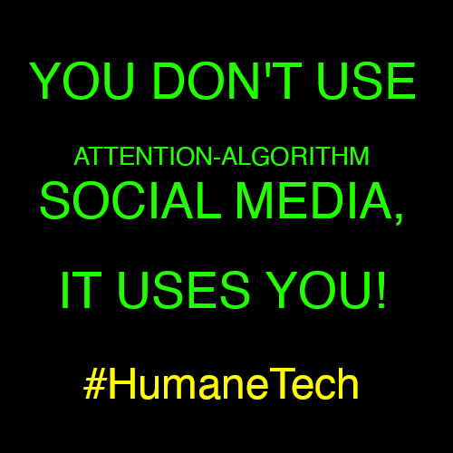 You Don't Use Attention-Algorithm Social Media, it Uses You!